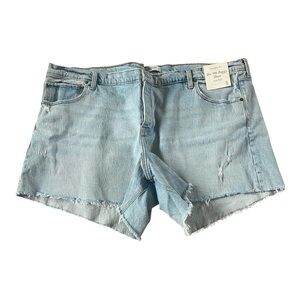 Abercrombie & Fitch NWT 90’s Baggy Low Rise Shorts Medium Wash 37x24
